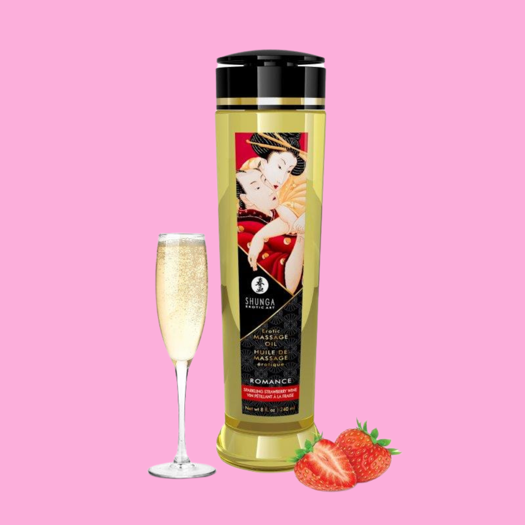 Aceite de Masaje Fresas con Cava 240 Ml Shunga