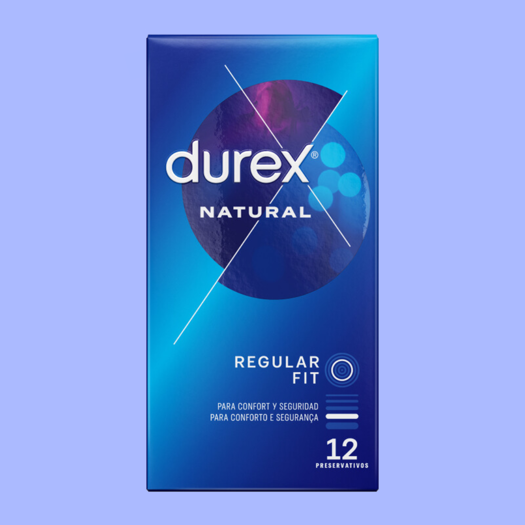 Preservativos Natural Regular fit 12 Uds DUREX