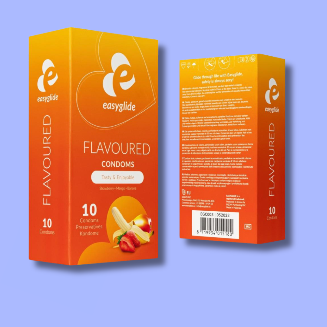 PRESERVATIVOS EASYGLIDE SABORES 10 UDS