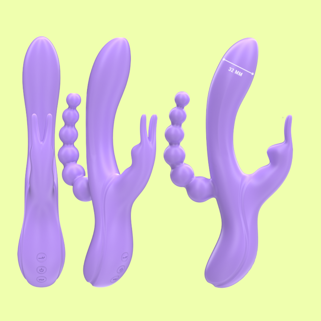 MIKO Vibrador triple estimulación