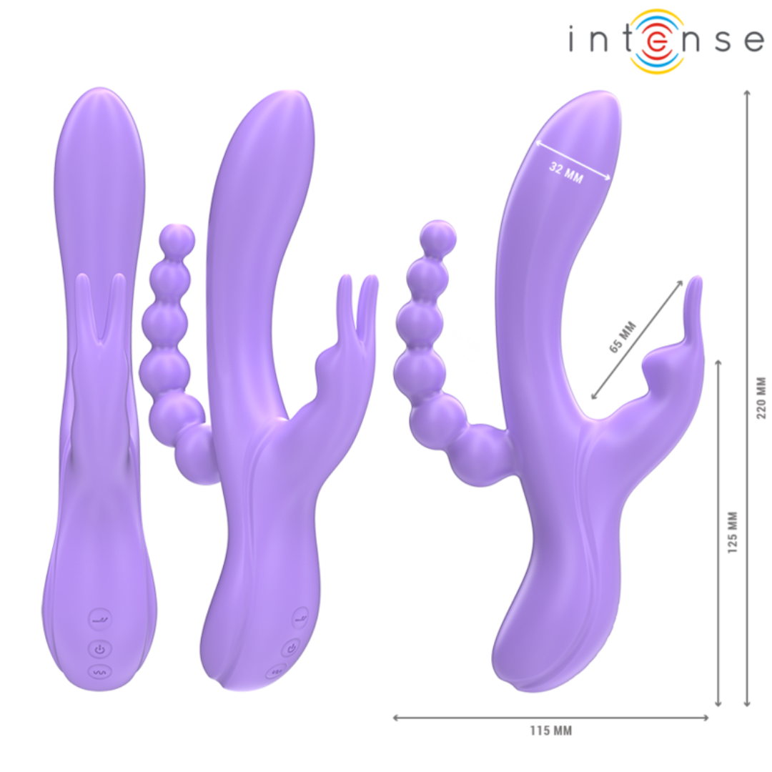 MIKO Vibrador triple estimulación