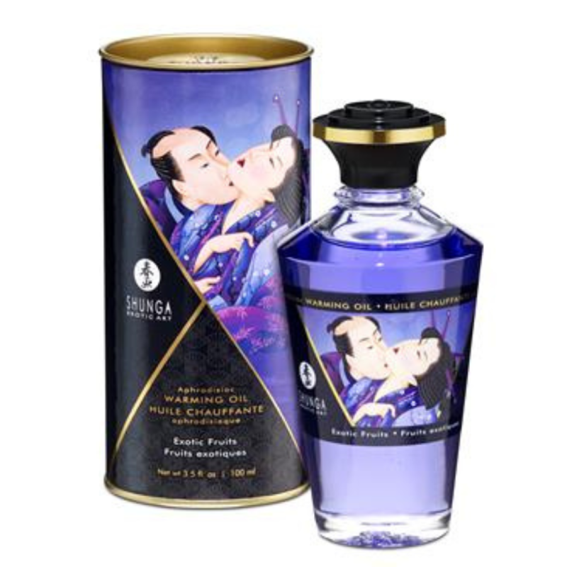 Aceite Afrodisiaco Efecto Calor de Fruta Exótica 100 Ml Shunga