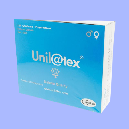 Preservativos 144 Uds Natural Unilatex