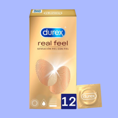 Preservativos Real Feel Sin látex 12 Uds Durex