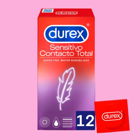 Preservativos Sensitivo Contacto Total 12 Uds Durex