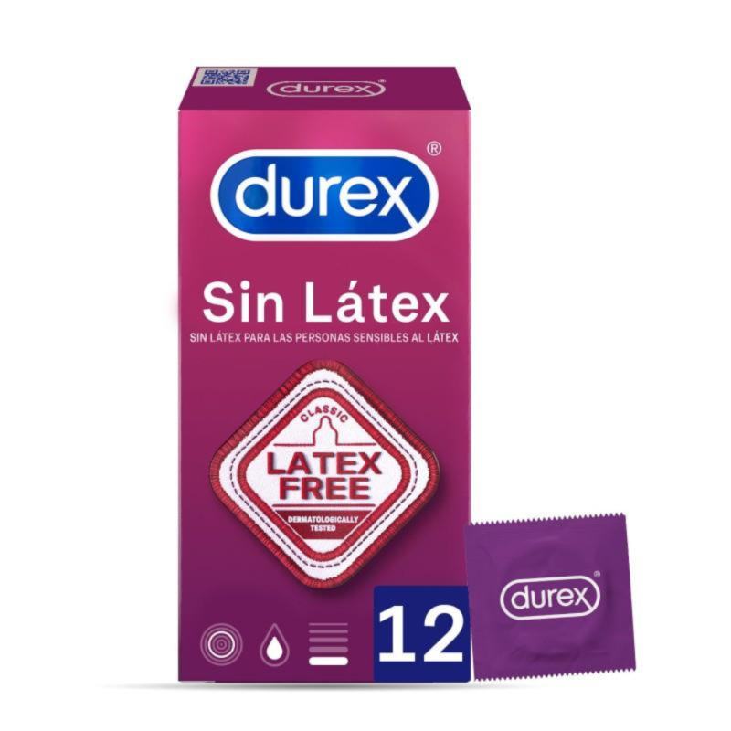 Preservativos Sin Látex 12 Uds Durex