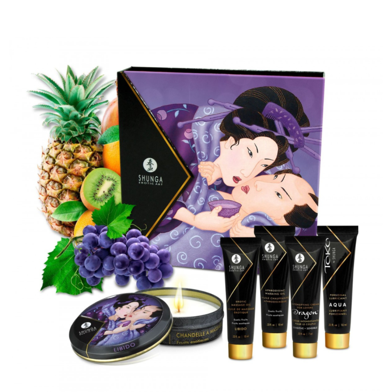 Kit shunga secret geisha frutos exóticos