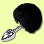 POMPON NEGRO TALLA M DE METAL