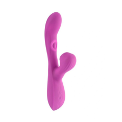 LICKER VIBRADOR CON SUCCIÓN MORADO