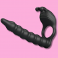 ANILLO PENE CON PLUG  ANAL VIBRADOR