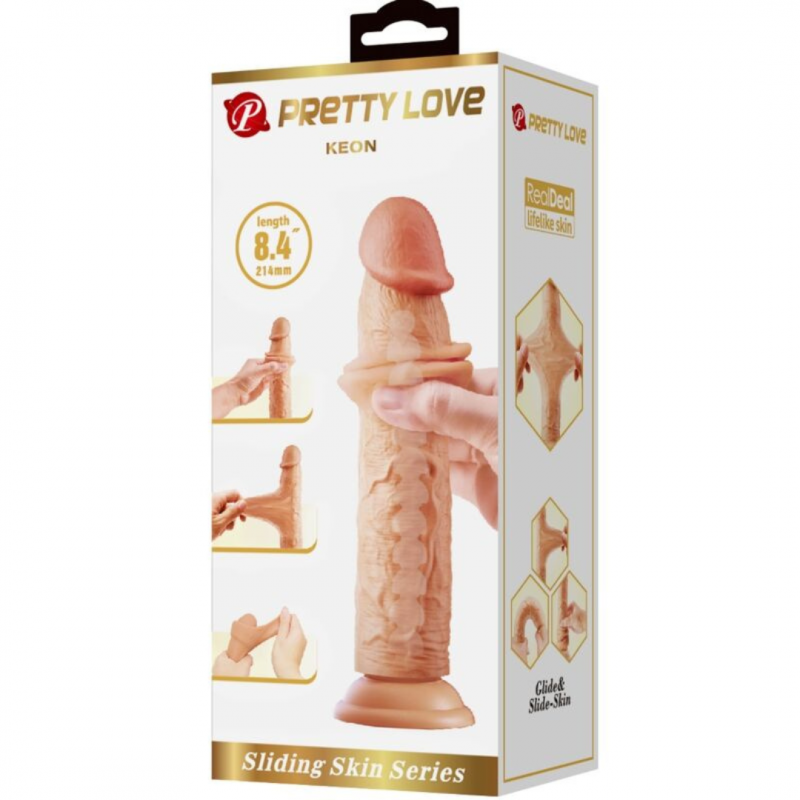 Dildo realístico Keon 21 cm