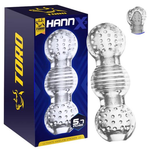 Masturbador con estrías Hannx3