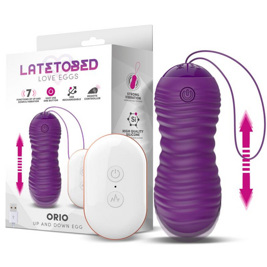 HUEVO VIBRADOR Y MOVIMIENTO TELESCÓPICO UP AND DOWN