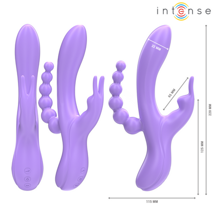 MIKO Vibrador triple estimulación