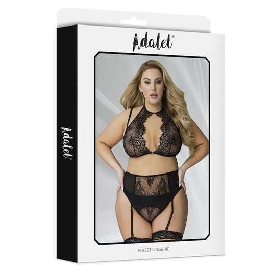 ADALET LINGERIE Nisa Set sujetador, liguero y tanga Talla 44-46